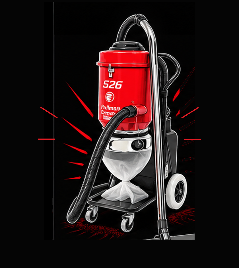 Pullman Ermator S26 dust extractor used by Ryno Garage Co.